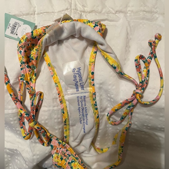 FULL TILT Floral Smocked Bikini - Picture 5 of 5